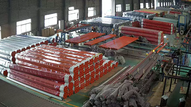Plastic Coated Composite Steel Pipes